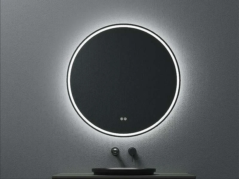 Зеркало Uni-Flow Mirror 80 M-201 с подсветкой с сенсорным выключателем и подогревом