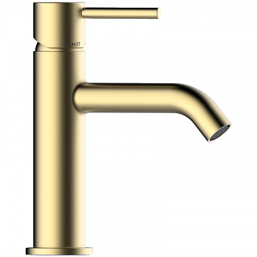 Смеситель для раковины Bossini Teo Z00701.043 Сатинированное золото латунь