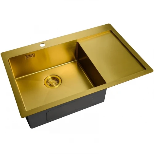 Кухонная мойка ZorG Light Bronze ZL R 780510-L BRONZE Бронза нержавеющая сталь встраиваемый