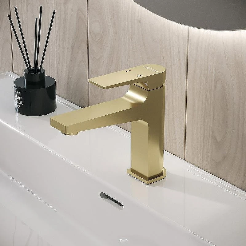 Смеситель для раковины Grossman Classic 510.K35.04.320 цвет Золото брашированное