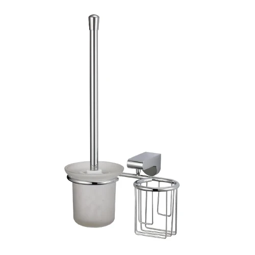 Ершик для унитаза с держателем освежителя воздуха Savol S-L07394 цвет Хром