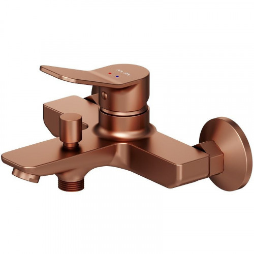 Смеситель для ванны AM.PM X-Joy F85A10044 Розовое золото латунь на стену