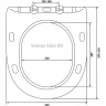 Комплект унитаза Berges Ventas Black с инсталляцией Novum 043324 Черный с сиденьем Микролифт и Черной Soft touch клавишей смыва фарфор подвесной