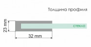 Душевой уголок WasserKRAFT Dill 90x90 61S03 профиль Черный матовый стекло прозрачное