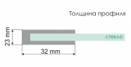 Душевой уголок WasserKRAFT Dill 90x90 61S03 профиль Черный матовый стекло прозрачное