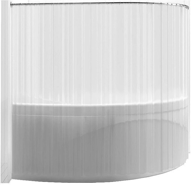 Карниз для ванны Aquanet Graciosa 150х90 176891 цвет Хром