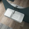 Раковина Vincea 80 VWB-6S480MW Белая матовая искусственный камень (литьевой мрамор) подвесная