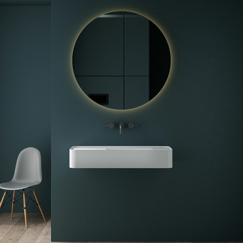 Раковина Vincea 80 VWB-6S480MW Белая матовая искусственный камень (литьевой мрамор) подвесная