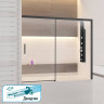 Шторка на ванну RGW Screens SC-45B 180x150 34114518-14 профиль Черный стекло прозрачное