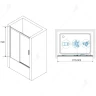 Шторка на ванну RGW Screens SC-45B 180x150 34114518-14 профиль Черный стекло прозрачное
