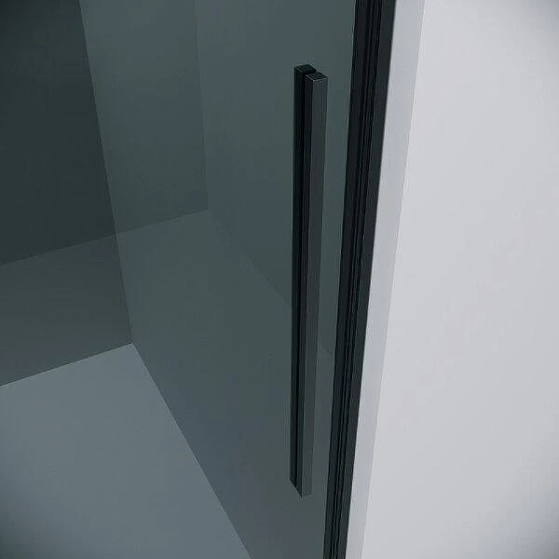 Душевой уголок Grossman Galaxy 110x100 120.K33.01.1110.21.10 профиль Черный матовый стекло тонированное