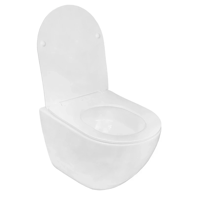 Комплект унитаза с инсталляцией Azario AZ-100-100F+AZ-0093UQ3 цвет Белый с сиденьем Микролифт