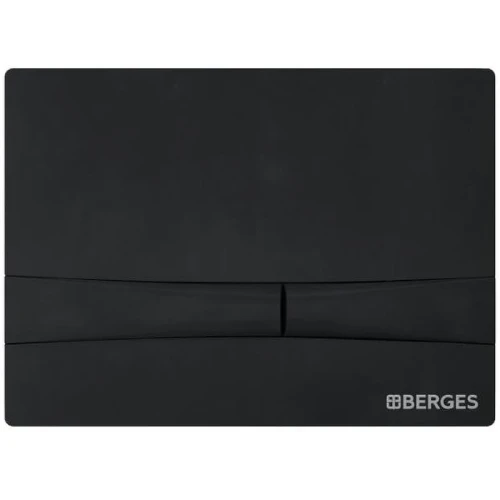 Клавиша смыва Berges Novum F5 040055 Черная матовая