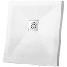 Душевой поддон из искусственного камня Vincea 100x100 VST-4SR1010W Белый матовый