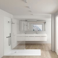 Душевой поддон из искусственного камня Vincea 100x100 VST-4SR1010W Белый матовый