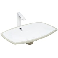 Раковина WeltWasser Deilbach 6076 53 10000004601 Белый глянец фаянс встраиваемый