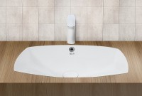 Раковина WeltWasser Deilbach 6076 53 10000004601 Белый глянец фаянс встраиваемый