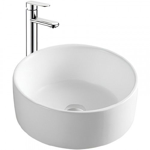 Раковина-чаша Aquatek 40 AQ5118-MW Белая матовая фарфор накладная
