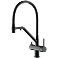 Смеситель для кухни Gappo G4398-86 Черный матовый латунь
