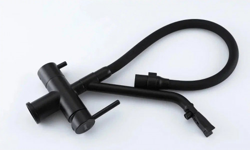 Смеситель для кухни Gappo G4398-86 Черный матовый латунь