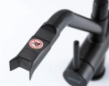 Смеситель для кухни Gappo G4398-86 Черный матовый латунь