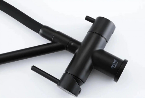 Смеситель для кухни Gappo G4398-86 Черный матовый латунь