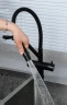 Смеситель для кухни Gappo G4398-86 Черный матовый латунь