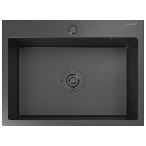 Кухонная мойка GranFest 6045 PVD графит цвет Графит