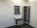 Зеркальный шкаф Comforty Эдинбург 60 00-00002043 Бетон светлый МДФ / ЛДСП, стекло