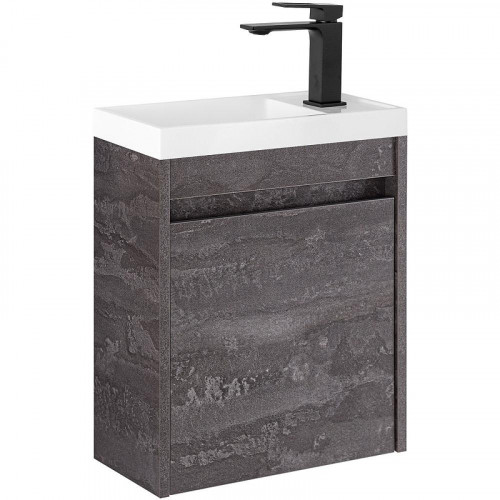 Тумба под раковину Art&amp;Max Family M 40 Family-M-400-1D-SO-IS подвесная Железный камень