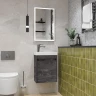 Тумба под раковину Art&Max Family M 40 Family-M-400-1D-SO-IS подвесная Железный камень