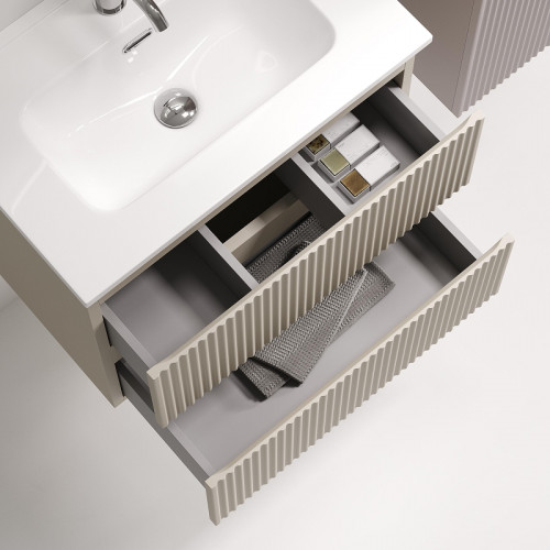 Тумба под раковину Sancos Snob R 60 SNR60/39CE подвесная цвет Beige Soft