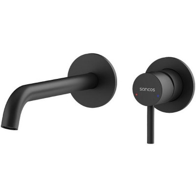 Смеситель для раковины Sancos Etna SC9004MB Черный матовый