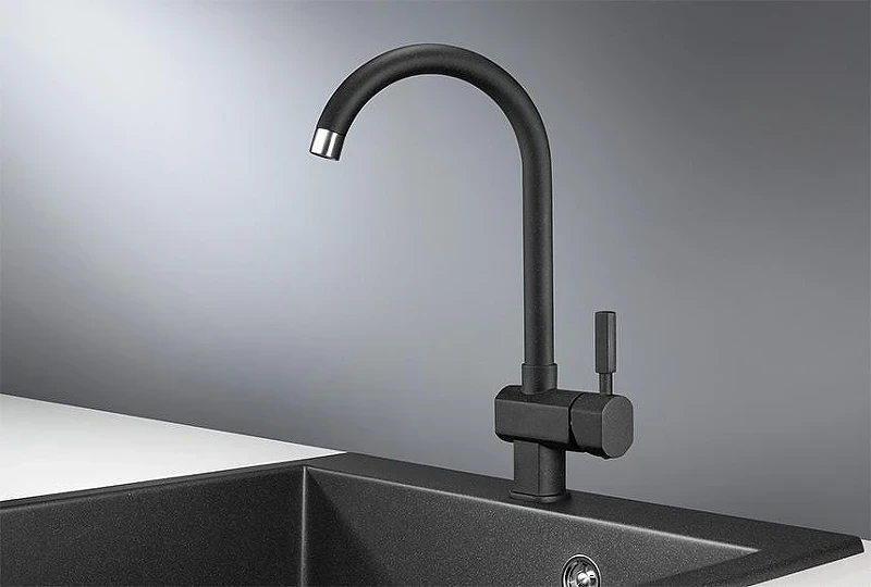 Смеситель для кухни Granula Standart 31-ST цвет Черный