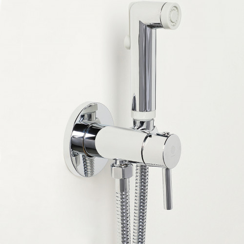 Гигиенический душ со смесителем Orange Karl M05-888cr Хром латунь встраиваемый