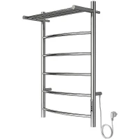 Электрический полотенцесушитель Azario Verona 500x800 П8 AZ04858P с полкой, диммер справа Хром