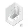 Шторка для ванны New Trendy AVEXA Chrome x130 EXK-1961