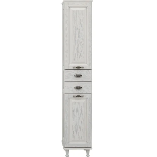 Шкаф пенал Aquanet Тесса 35 201807 Жасмин Серебро МДФ / ЛДСП