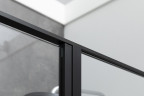 Душевой уголок Allen Brau Priority 100x90 3.31030.BBA+3.31045.BBA цвет профиля Черный браш стекло прозрачное