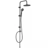 Душевая система Aquanet Passion R AF300-70-R-B 261836 Черная матовая нержавеющая сталь на стену