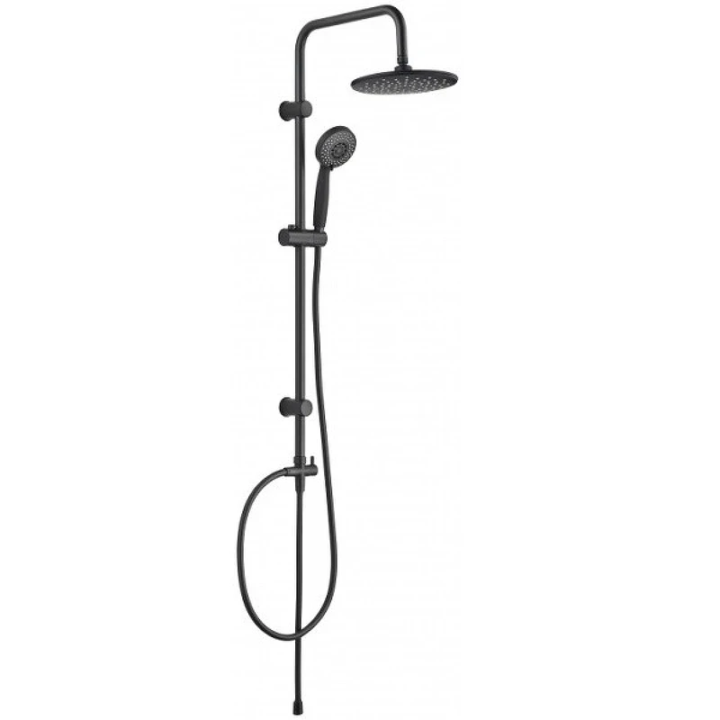 Душевая система Aquanet Passion R AF300-70-R-B 261836 Черная матовая нержавеющая сталь на стену