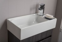 Тумба с раковиной Aquanet Лидс 50 213042 подвесная Эвкалипт мистери МДФ / ЛДСП