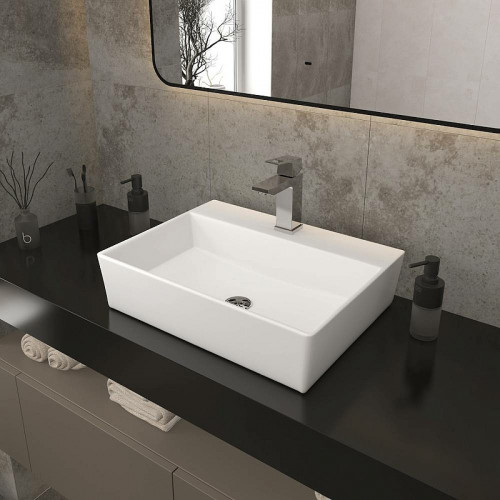 Раковина Maretti Sofia 57 SF13NS18-844 Белая фарфор накладная