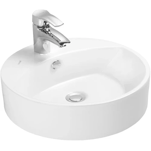 Раковина Creavit Minimal 45 MN145-00CB00E-0000 Белая фарфор накладная