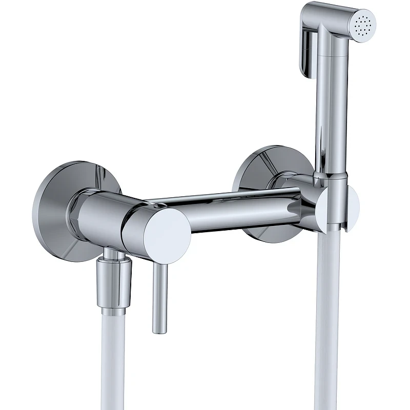 Гигиенический душ со смесителем RGW Shower Panels SP-215 581408215-01 Хром латунь на стену