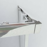 Душевой уголок Vincea Garda VSS-1G900CHB 90x90 профиль Черный стекло шиншилла