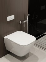 Гигиенический душ со смесителем Splenka S41.51 Хром латунь на стену