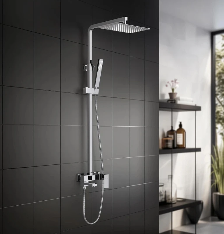 Душевая система Aquatek Либра AQ2640CR Хром латунь на стену