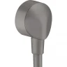 Шланговое подключение Hansgrohe Fixfit 27454340 Шлифованный черный хром