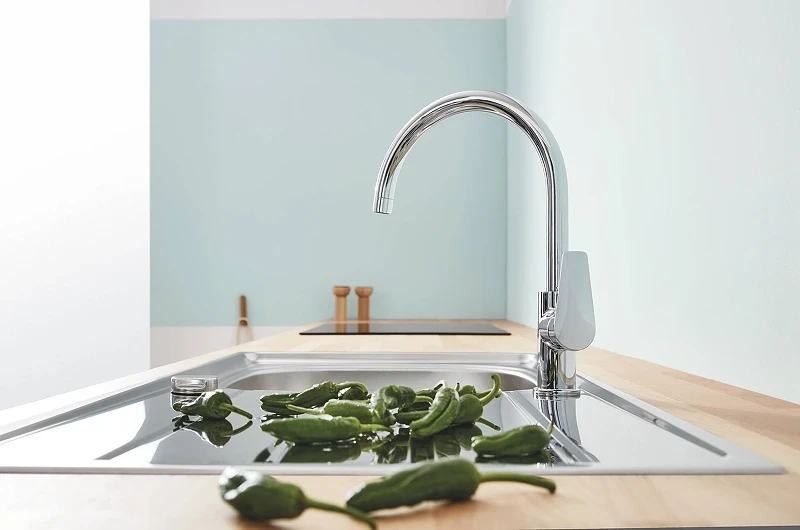 Смеситель для кухни Grohe BauEdge 31233001 Хром латунь на столешницу